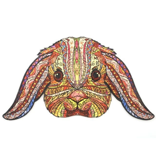 Puzzle Drewniane SŁODKI KRÓLIK M