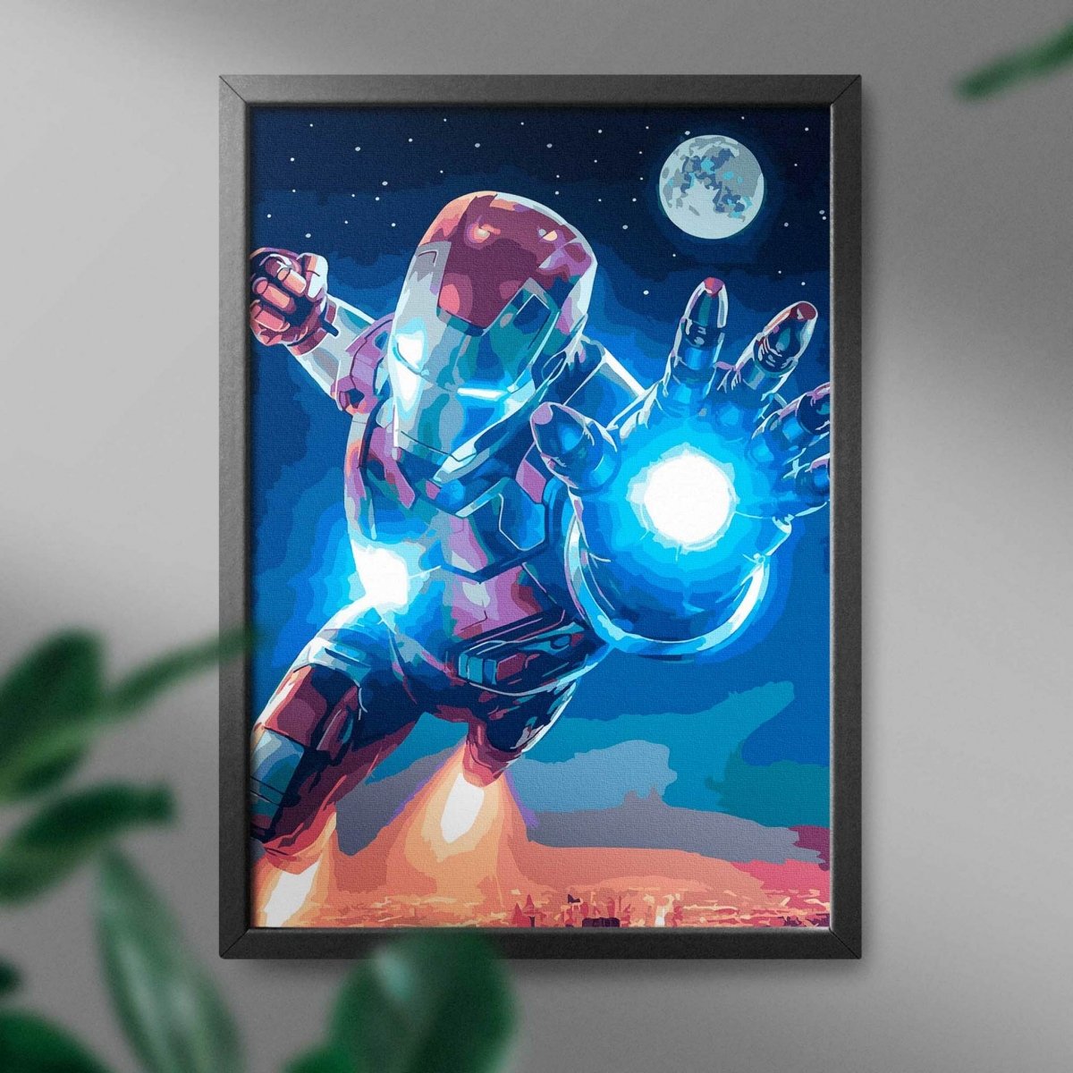 Malowanie Po Numerach Zestaw Iron Man 40x50