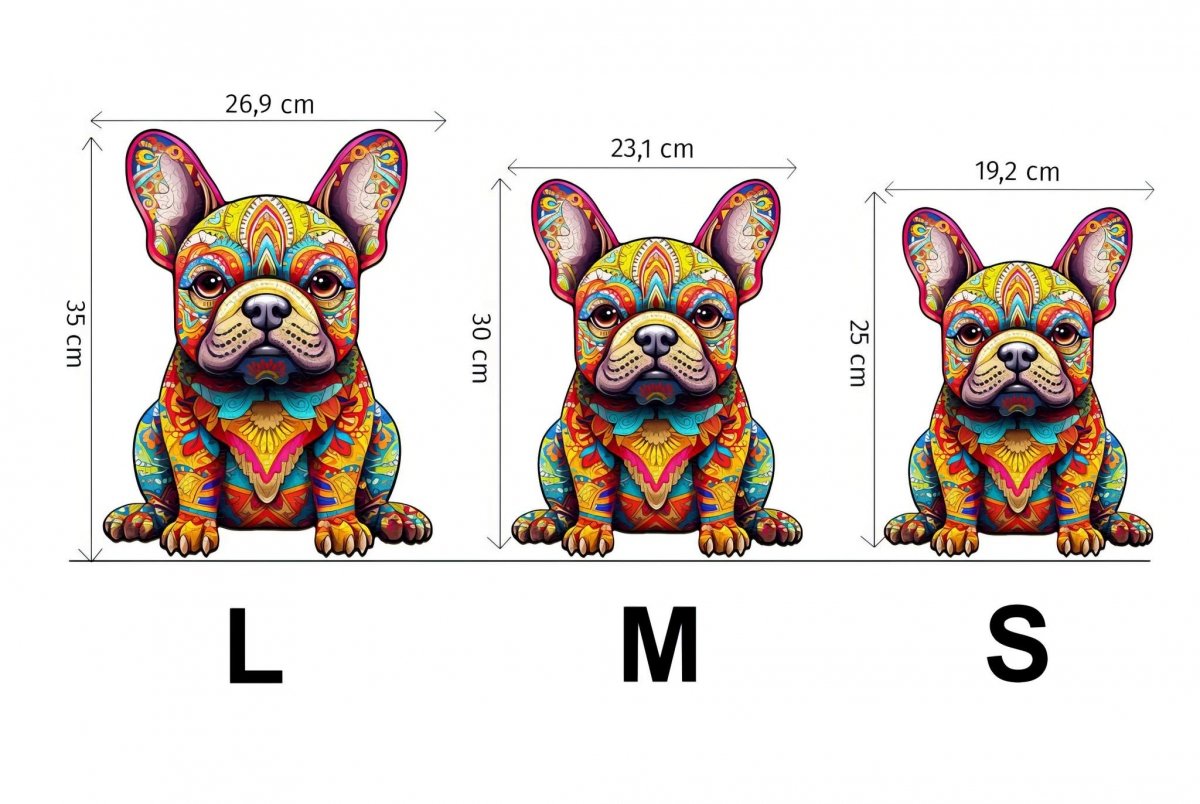 Puzzle Drewniane Słodki Buldożek S