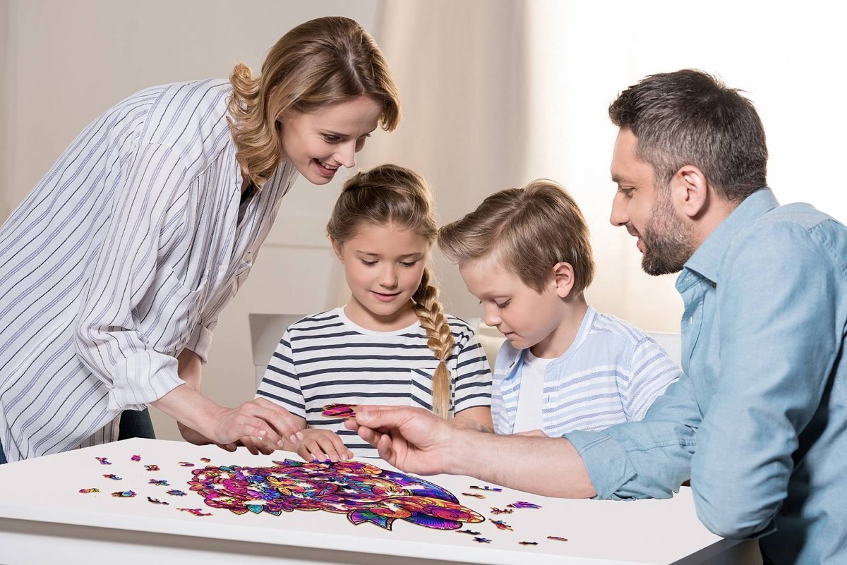 Puzzle Drewniane Baśniowy Koń S