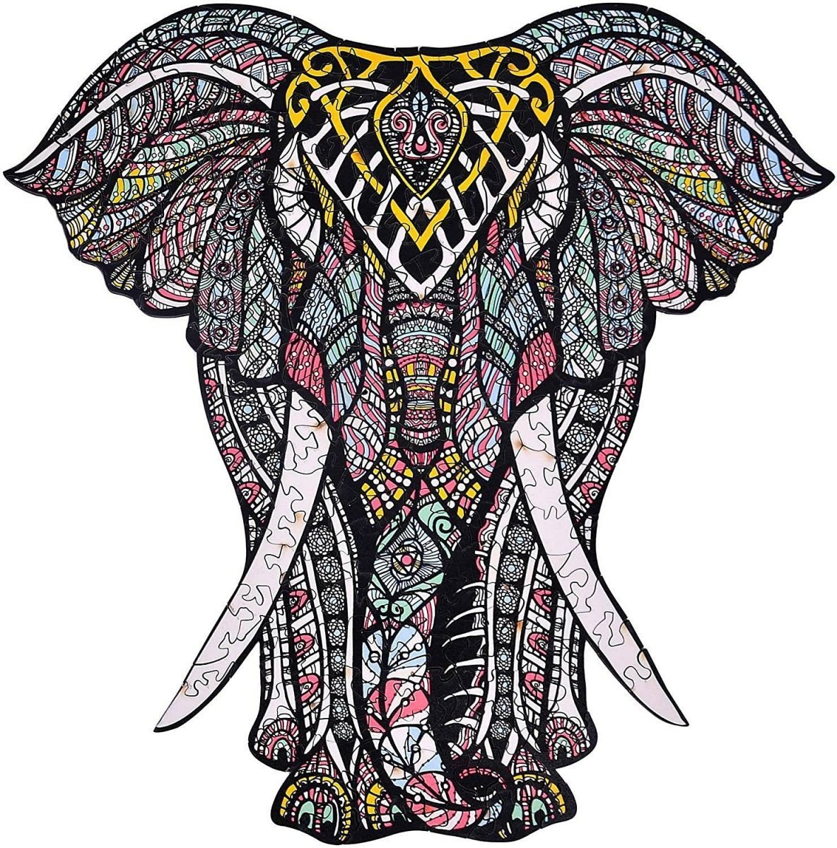 Puzzle Drewniane Magiczny Słoń A4