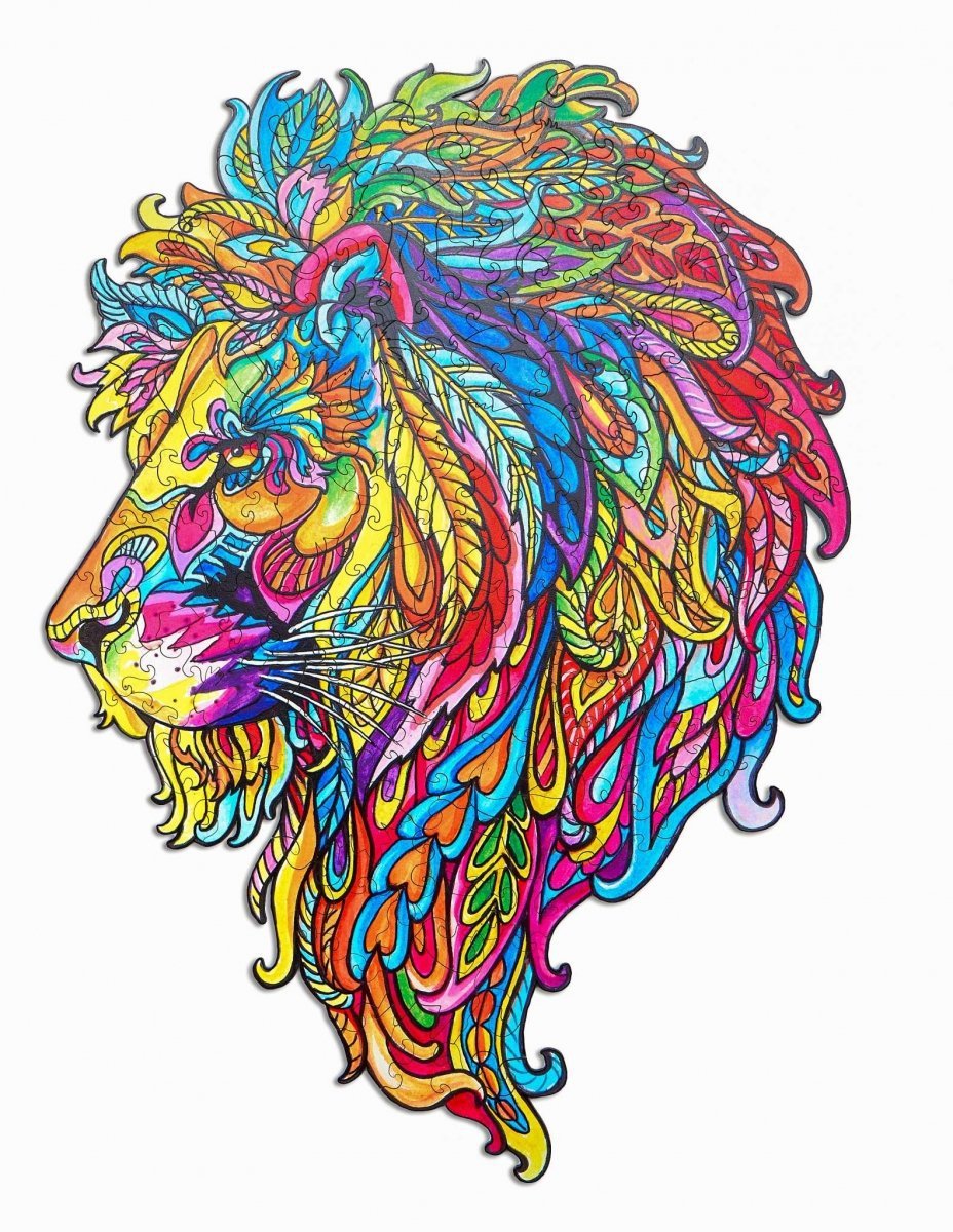 Puzzle Drewniane Magiczny Lew L