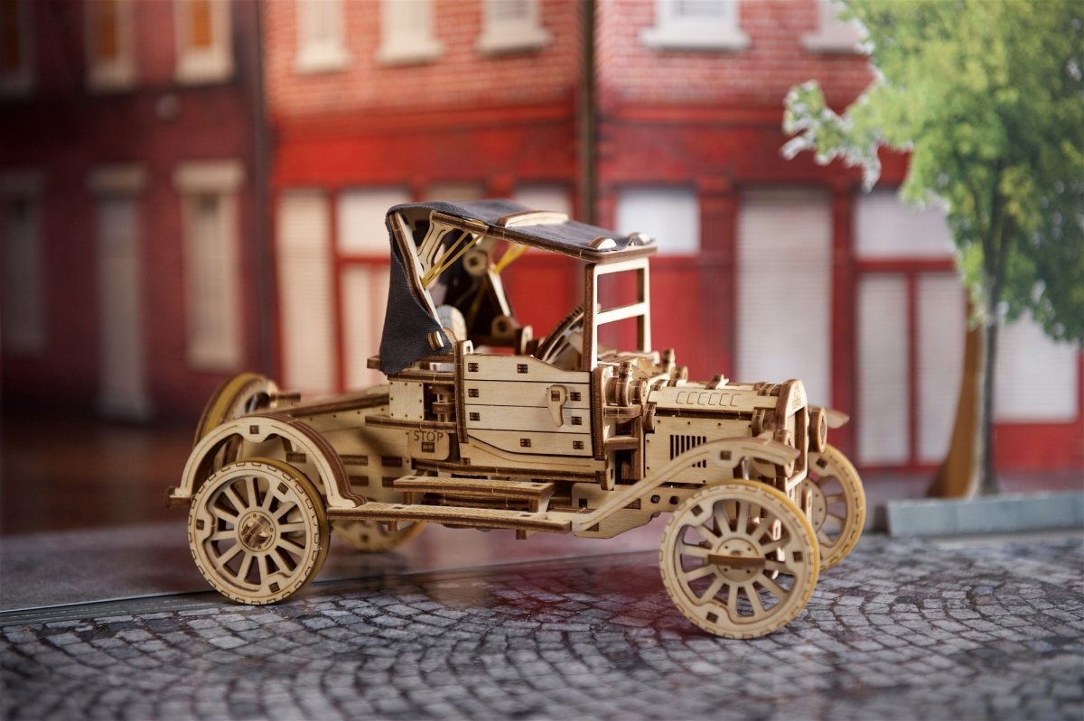 Puzzle 3D Drewniane Samochód Retro UGR-T uGEARS
