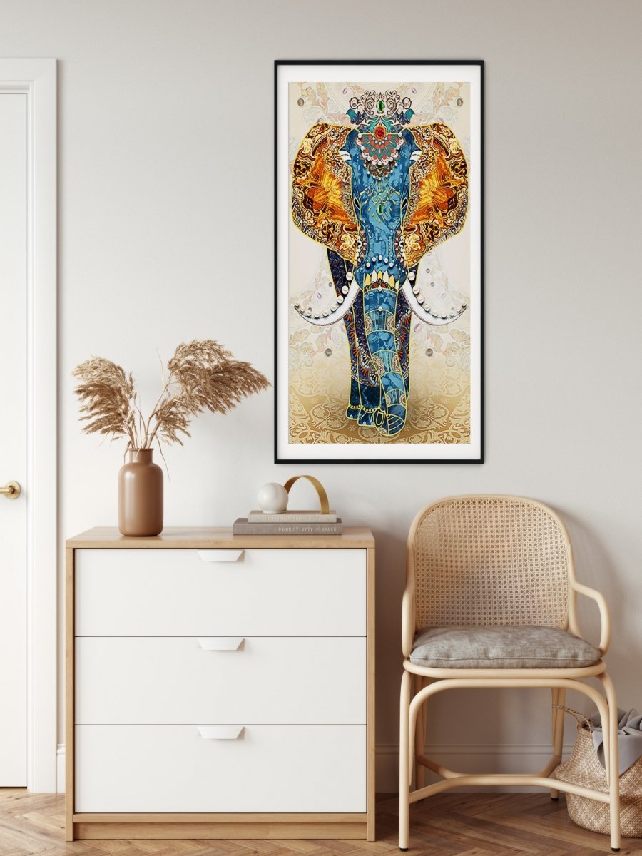Haft Diamentowy Bajeczny Słoń 45x85 cm