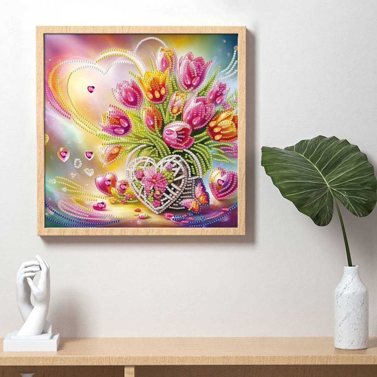 Haft Diamentowy Czar Wiosny 30x30 cm