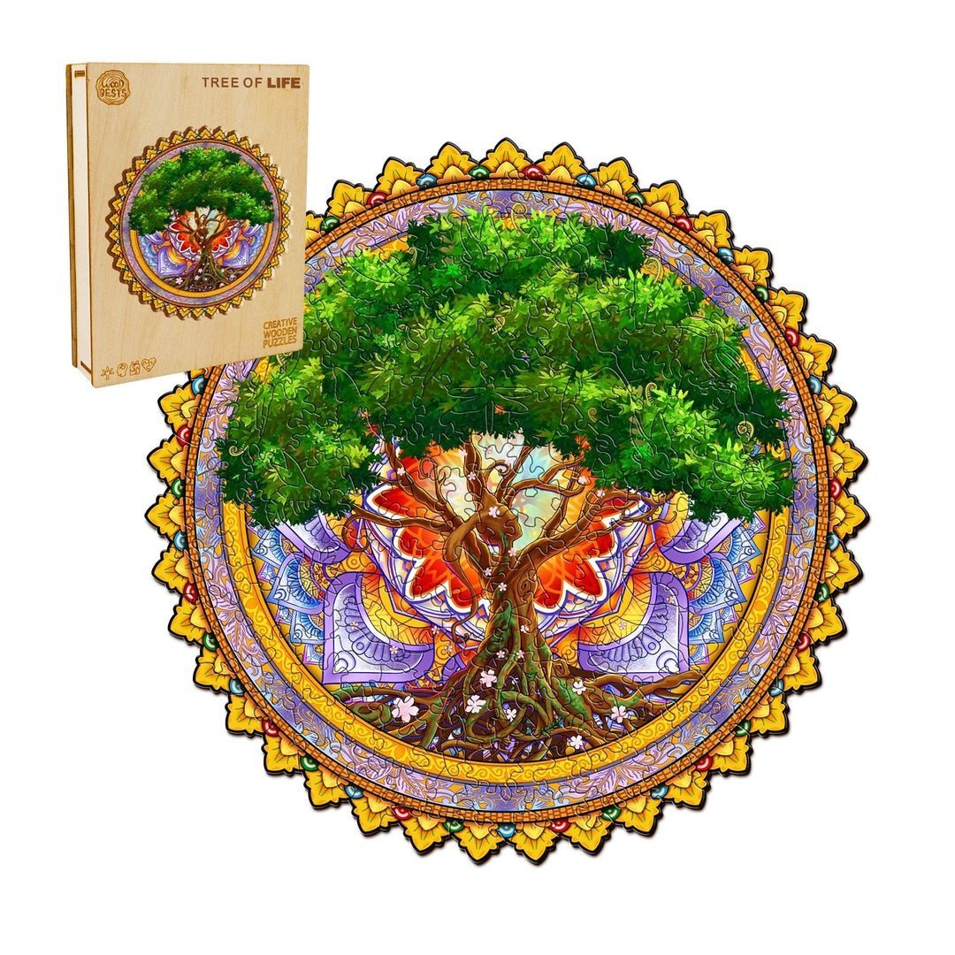 Puzzle Drewniane Drzewo Życia M