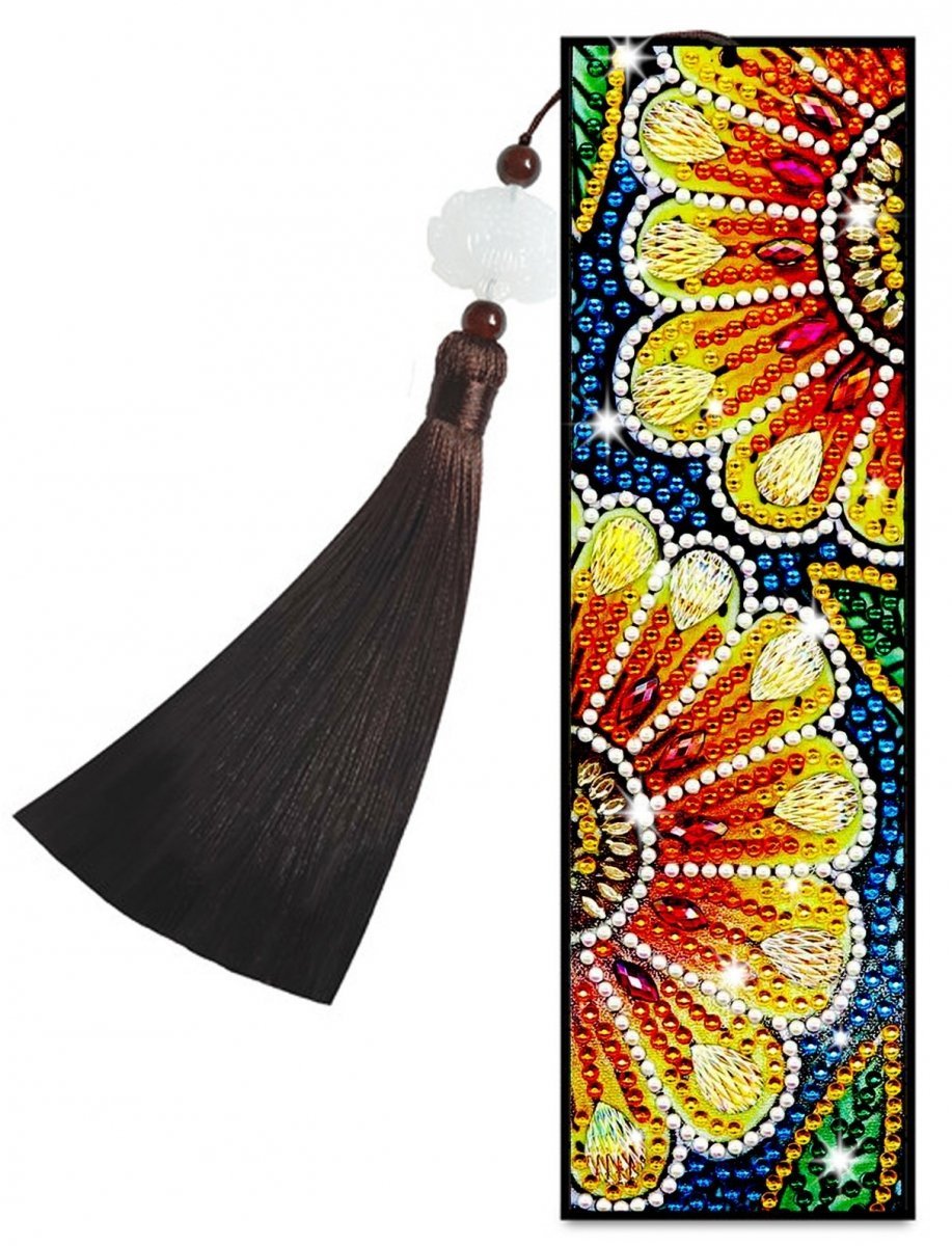 Haft Diamentowy Zakładka do książki - Słoneczniki