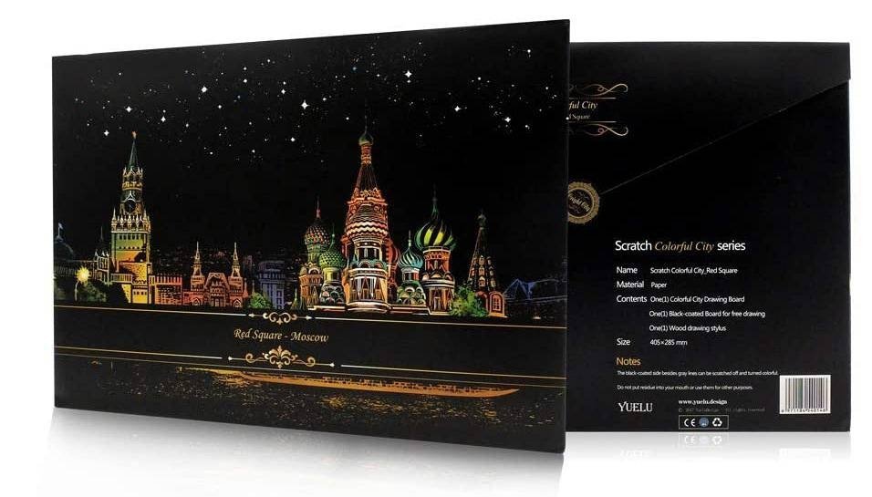 Magiczna Zdrapka Rosja Plac Czerwony 40x28 cm