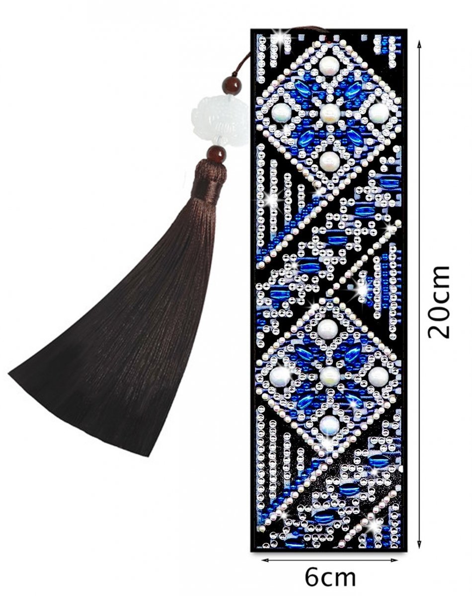 Haft Diamentowy Zakładka do książki - Romby