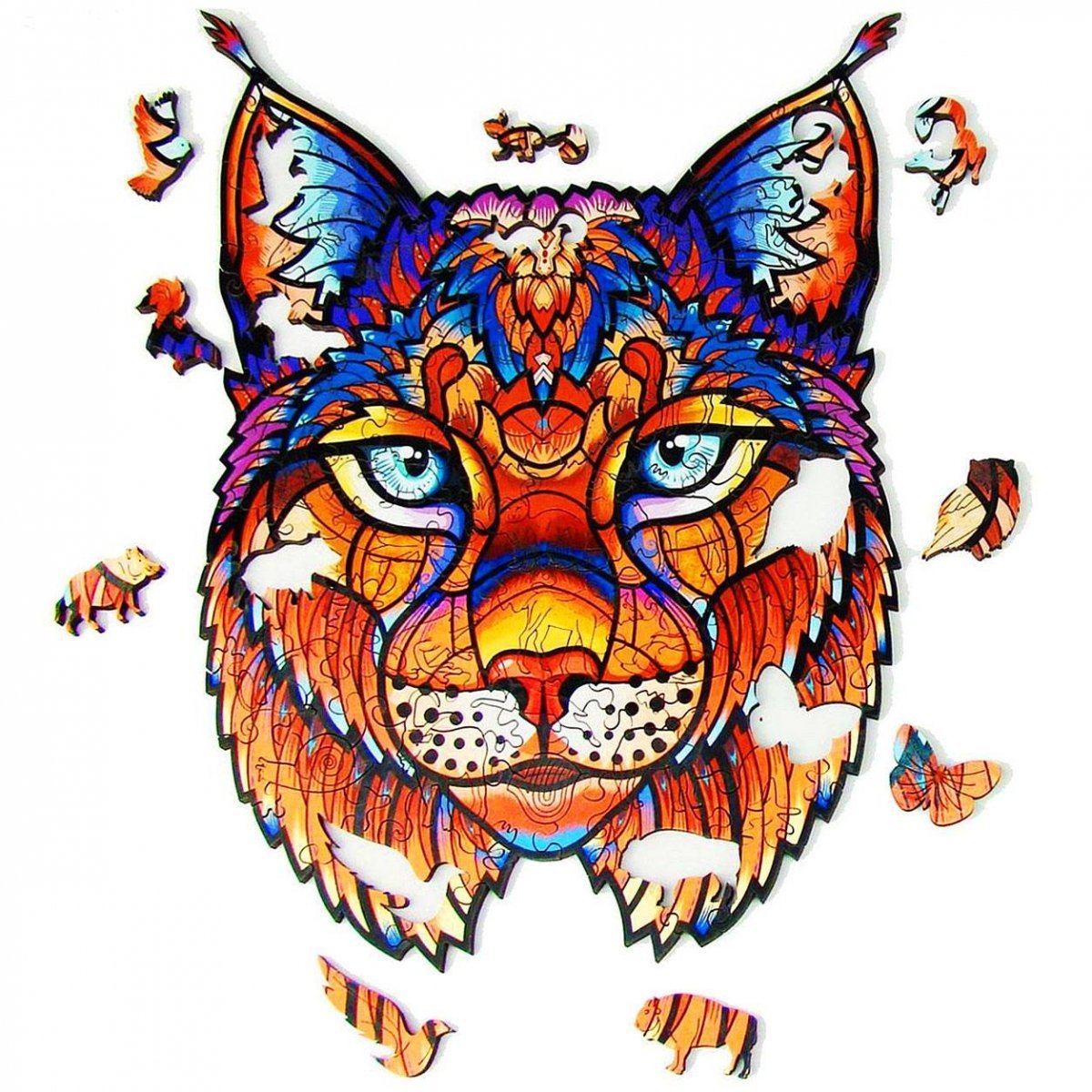 Puzzle Drewniane Magiczny Ryś A3