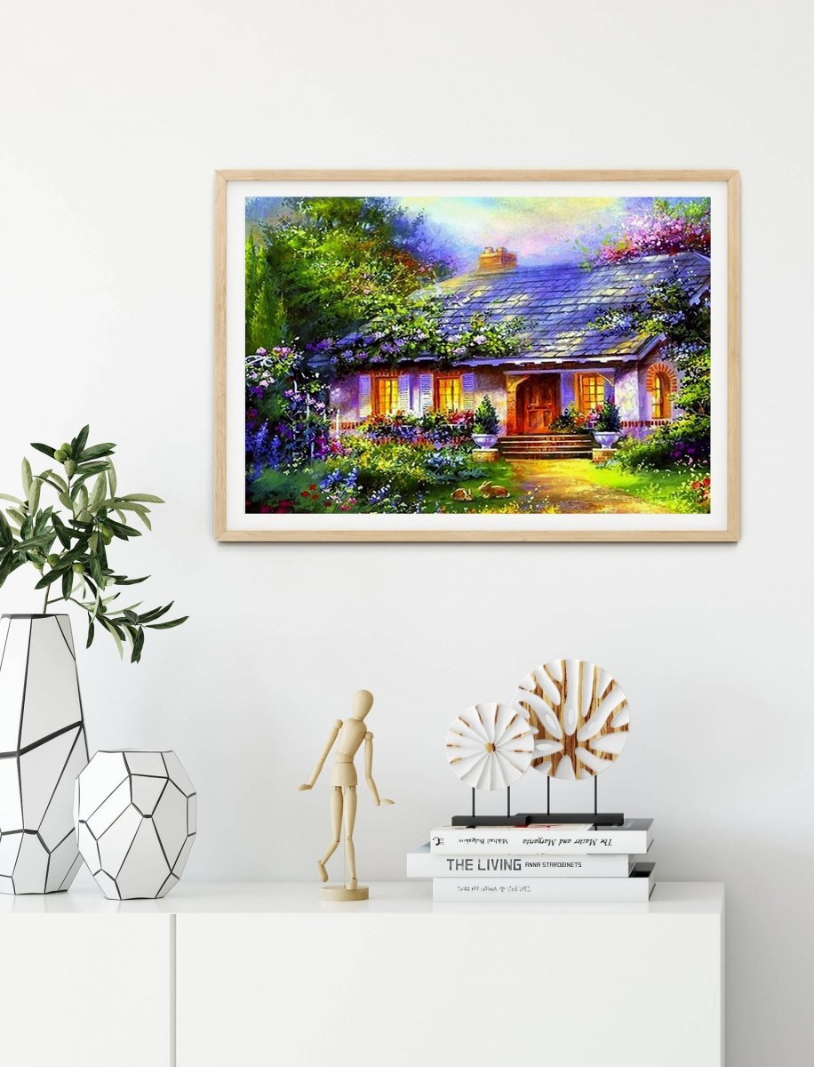 Haft Diamentowy Baśniowy Domek 45x55 cm K