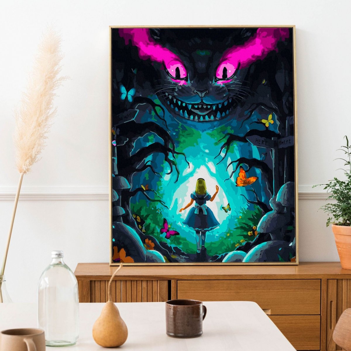 Malowanie Po Numerach Zestaw Alicja w Krainie Czarów 40x50