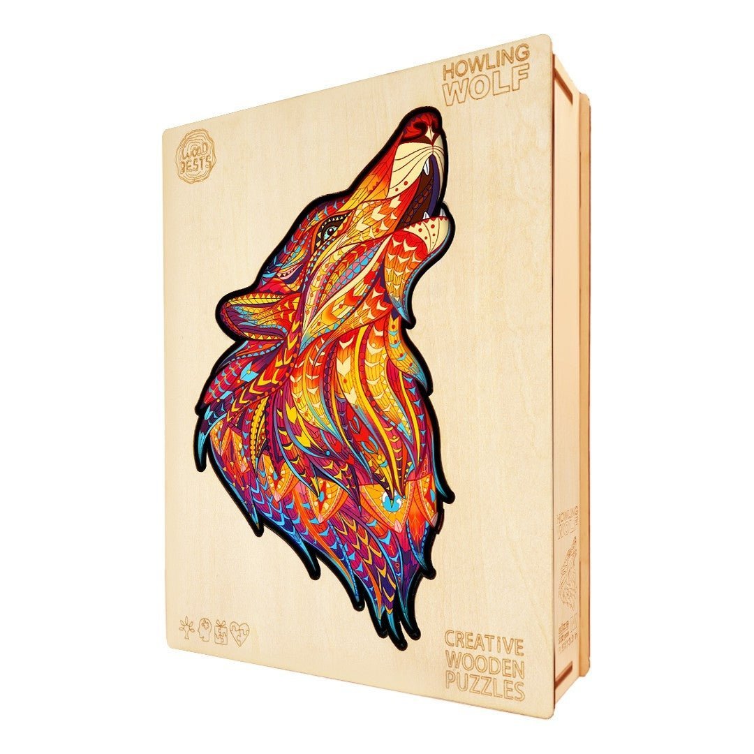 Puzzle Drewniane Zew Wilka M