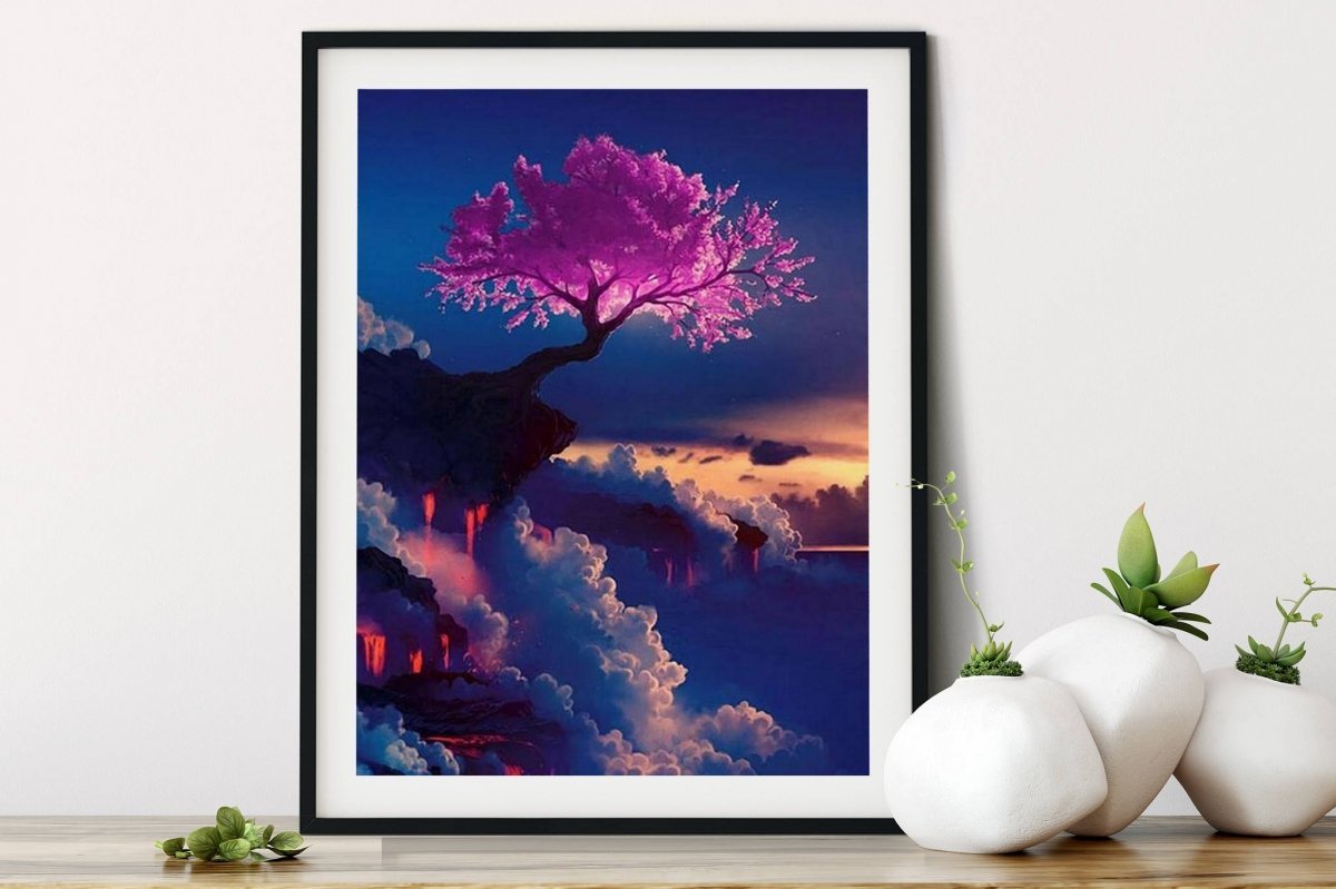 Haft Diamentowy Drzewo Życia 45x55 cm K