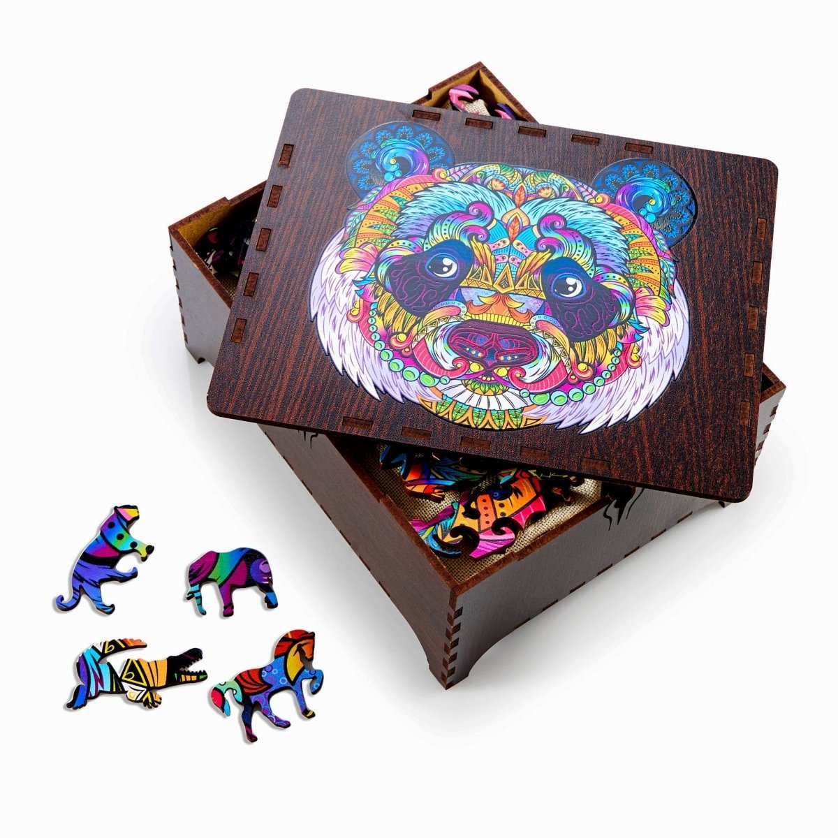 Puzzle Drewniane Baśniowa Panda L