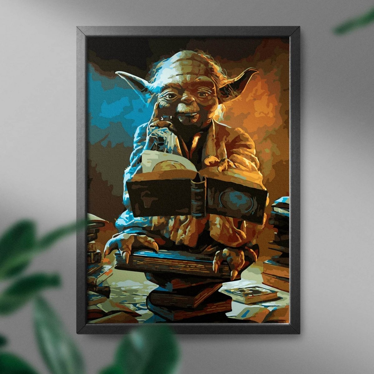 Malowanie Po Numerach Zestaw Star Wars Joda 40x50
