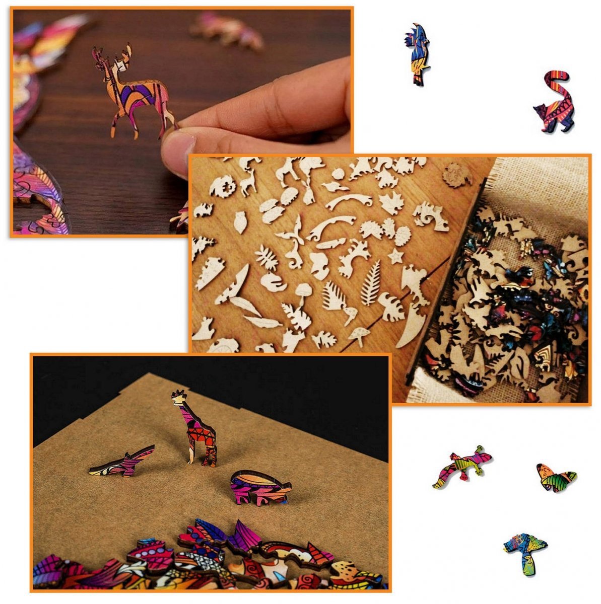 Puzzle Drewniane Piękny Paw A3