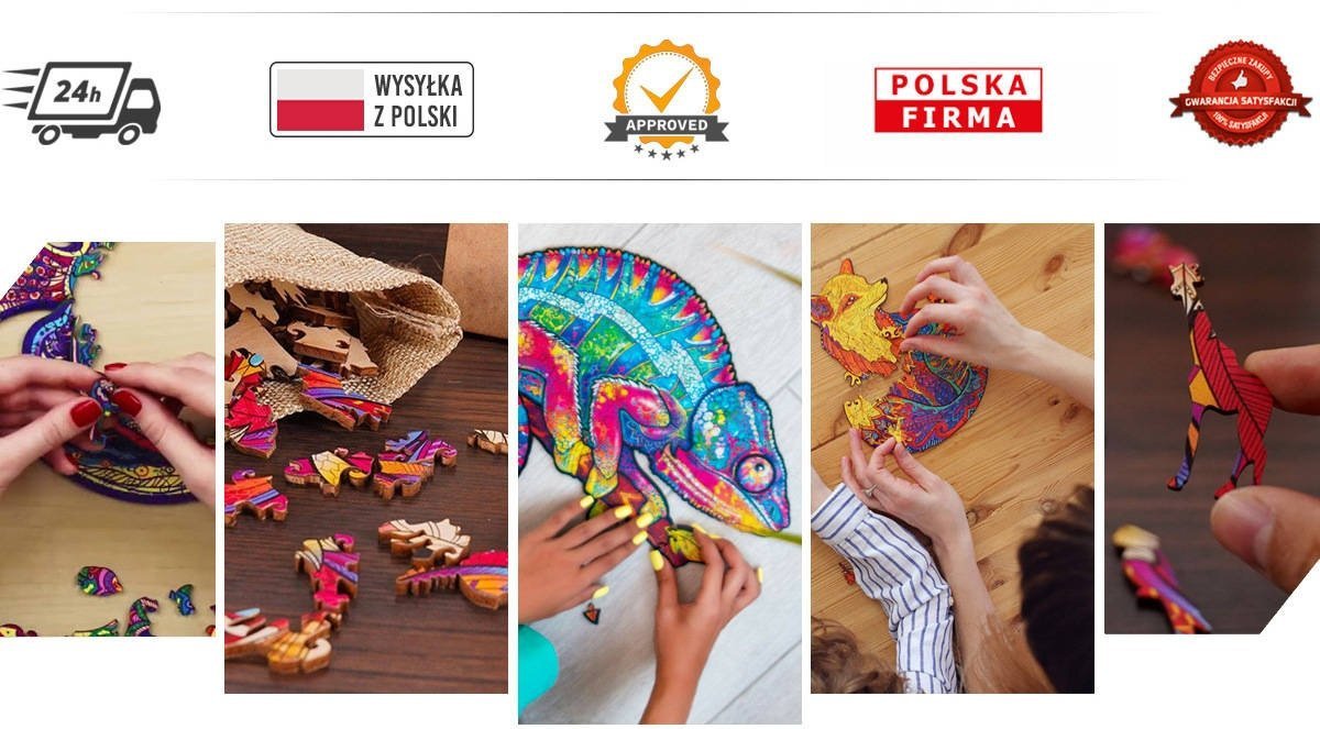 Puzzle Drewniane Antyczny Mamut L