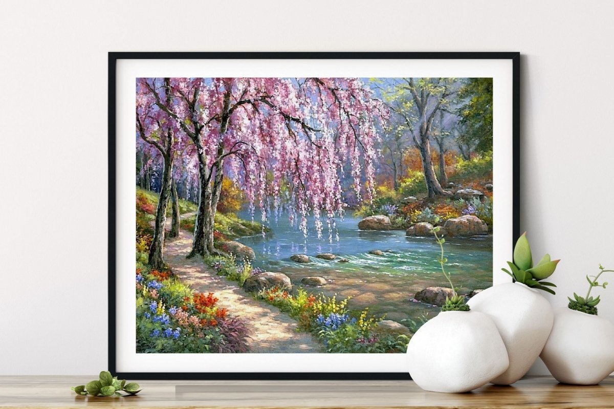 Haft Diamentowy Letni Relaks 40x50