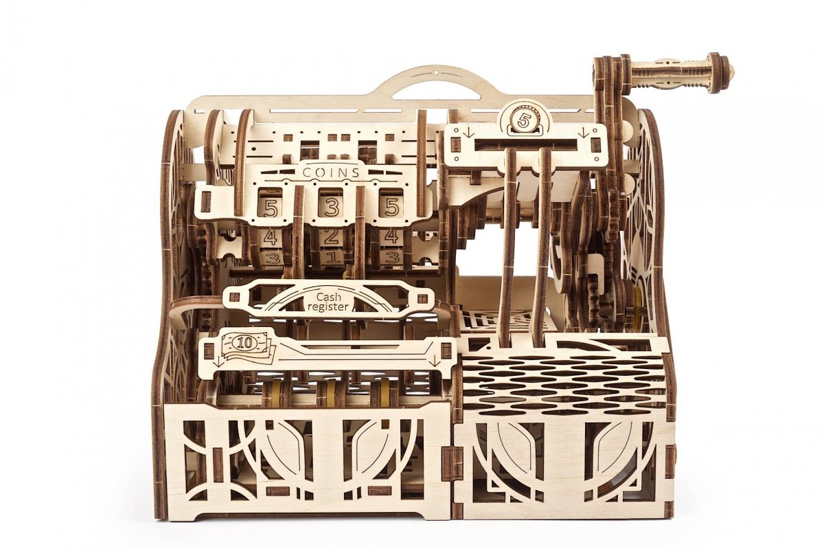 Puzzle 3D Drewniane Kasa Fiskalna uGEARS
