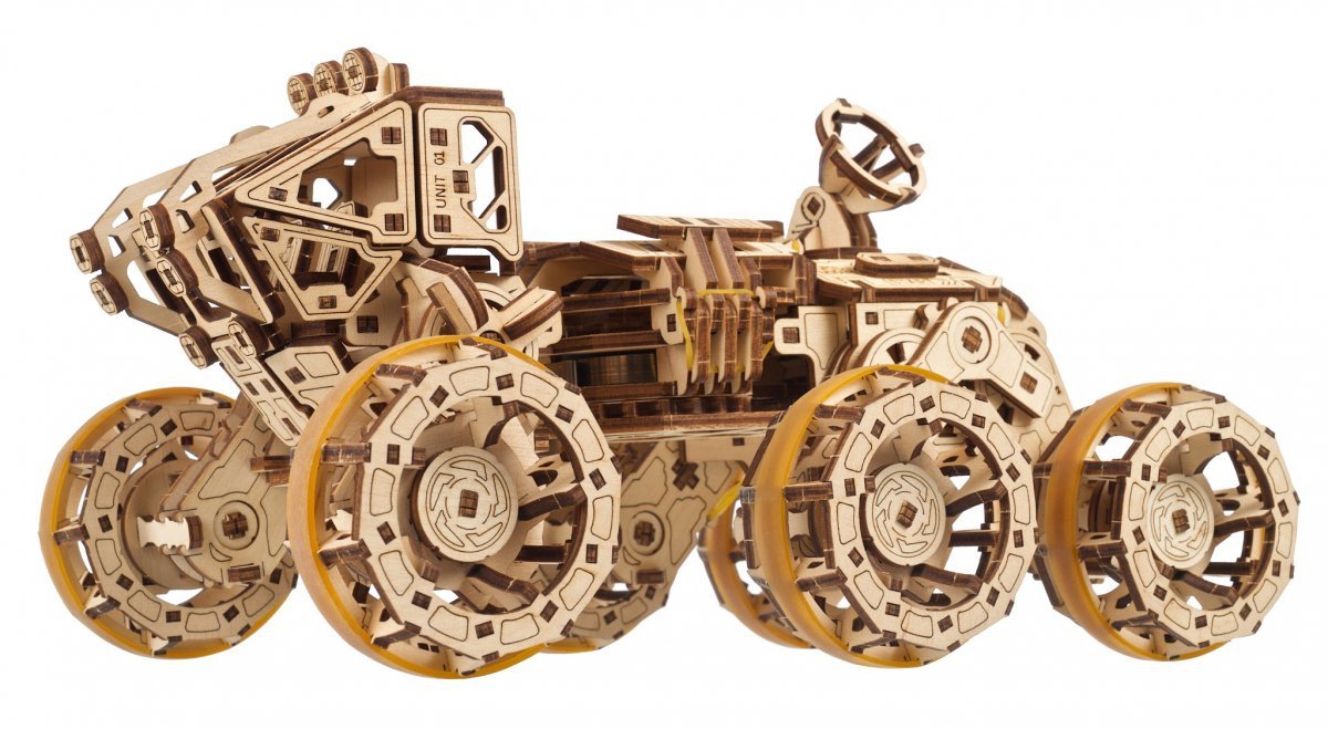 Puzzle 3D Drewniane Załogowy Łazik Marsjański uGEARS