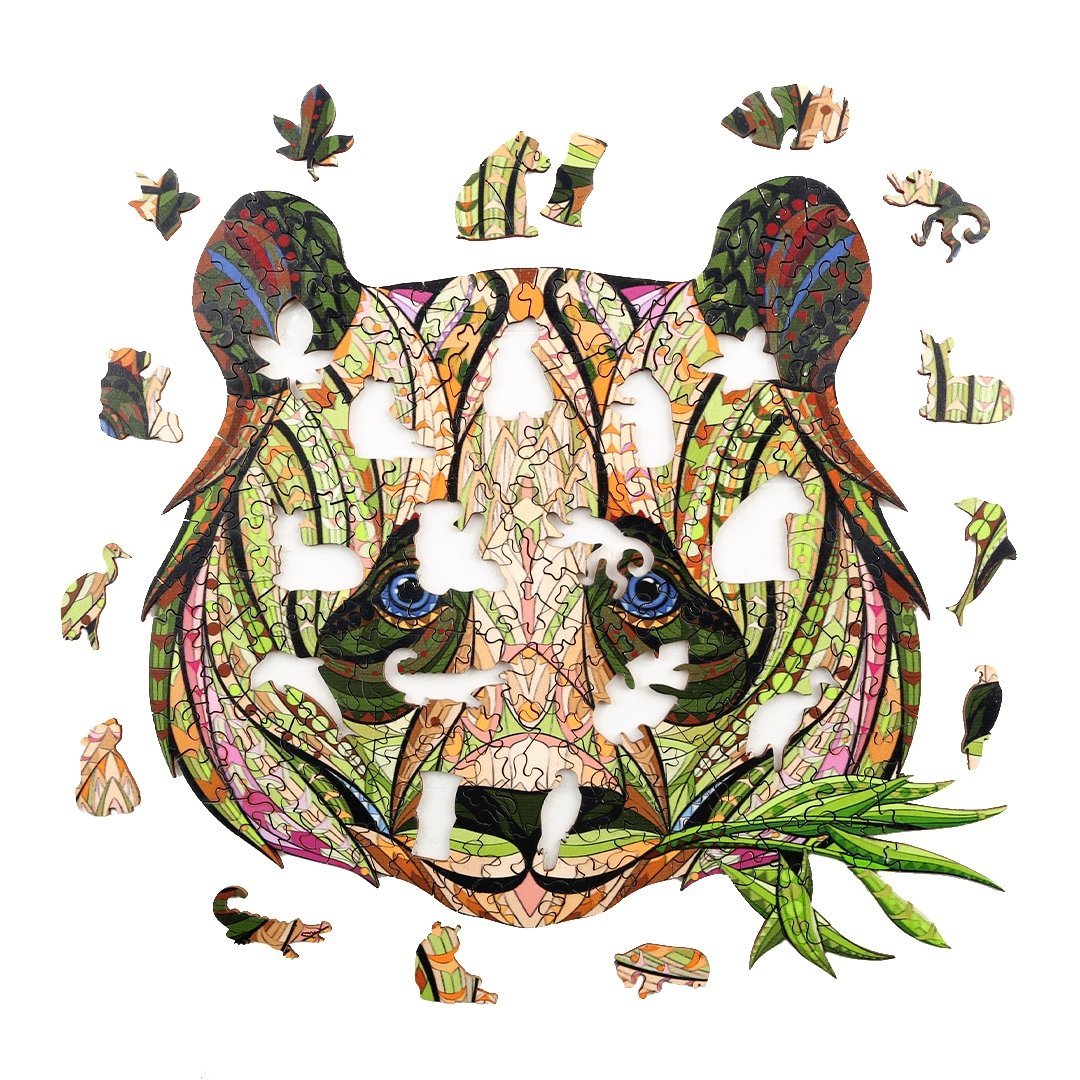 Puzzle Drewniane SŁODKA PANDA S