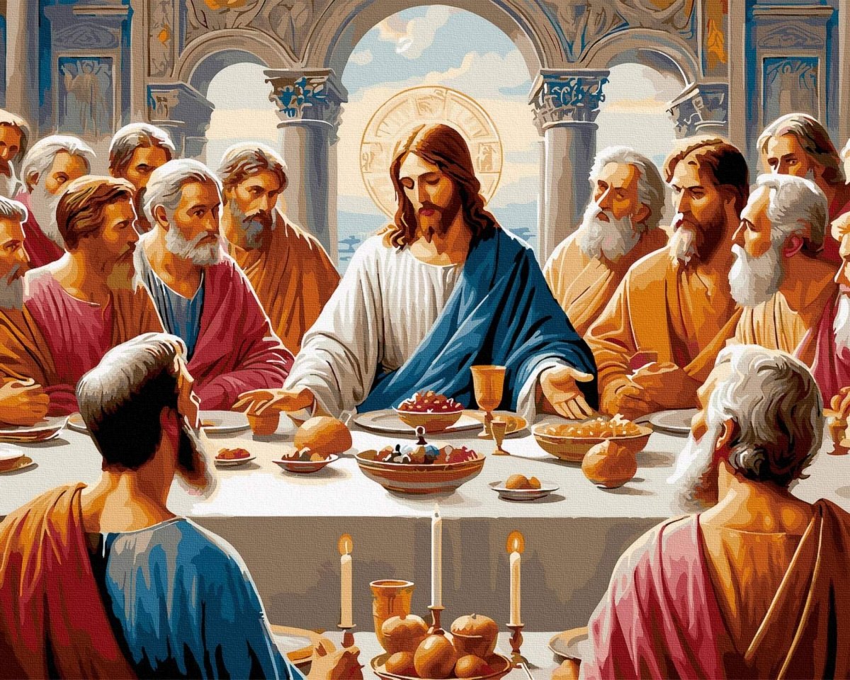 Malowanie Po Numerach Zestaw Ostatnia Wieczerza 40x50