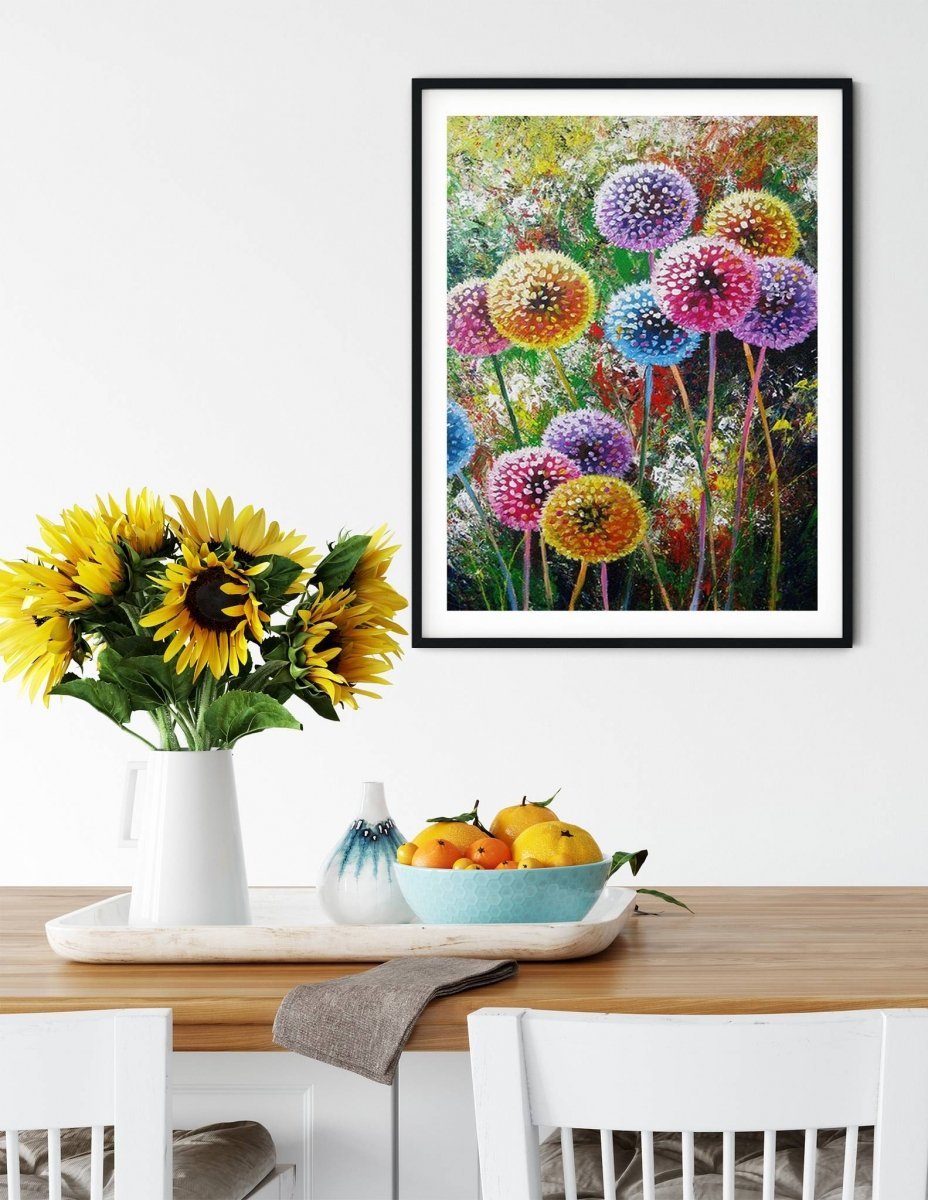 Haft Diamentowy Wesołe Dmuchawce 45x60 cm