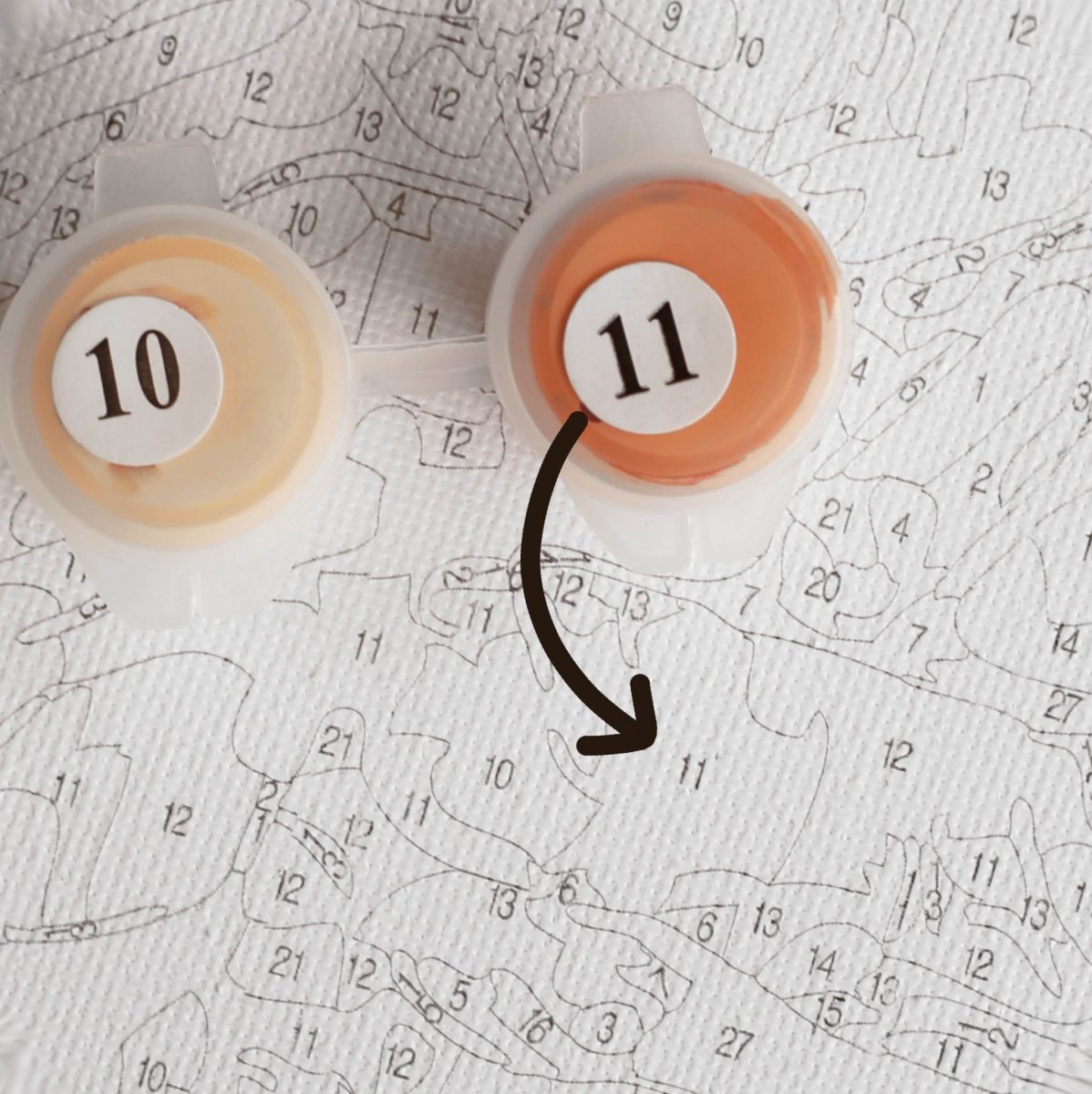 Malowanie Po Numerach Zestaw Różowy Bukiet 40x50