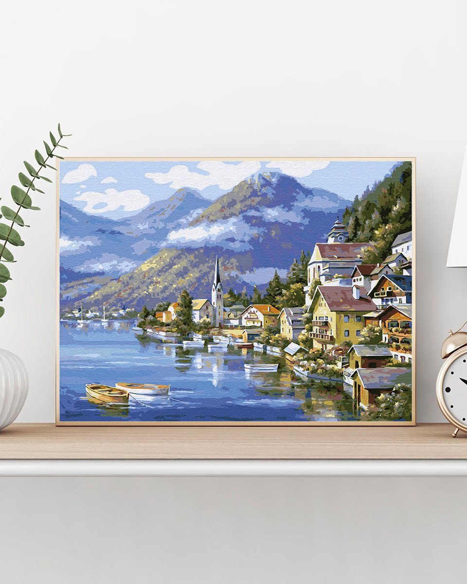 Malowanie Po Numerach Zestaw Malownicza Austria 40x50