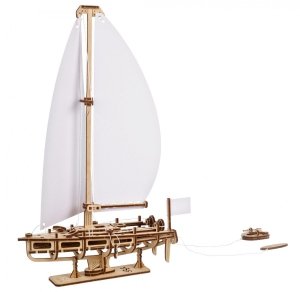 Puzzle 3D Drewniane Jacht Oceaniczny uGEARS 