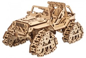 Puzzle 3D Drewniane Gąsienicowy Pojazd Terenowy uGEARS 
