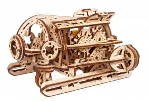 Puzzle 3D Drewniane Steampunkowa Łódź Podwodna uGEARS Smart 