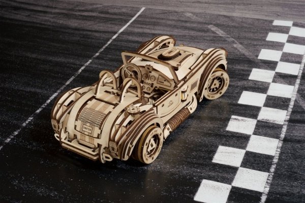 Puzzle 3D Drewniane Cobra Drift Racing Car uGEARS