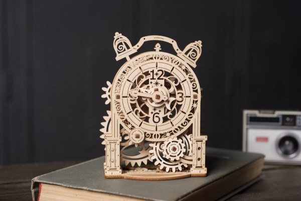 Puzzle 3D Drewniane Vintage Budzik uGEARS