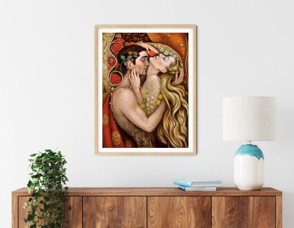 Haft Diamentowy Para Namiętność 45x60 cm