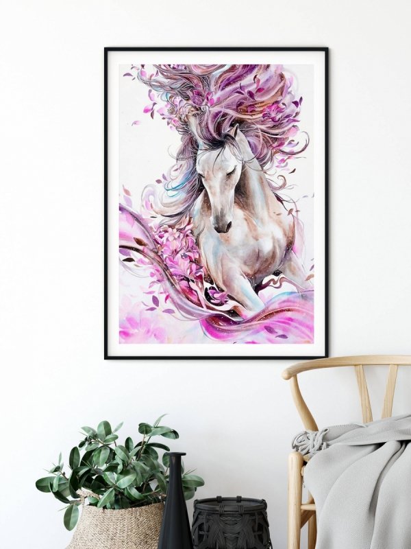 Haft Diamentowy Koń Marzeń 55x70 cm