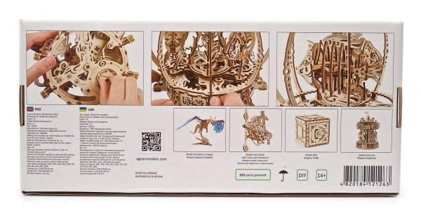 Puzzle 3D Drewniane Mechaniczne Akwarium uGEARS