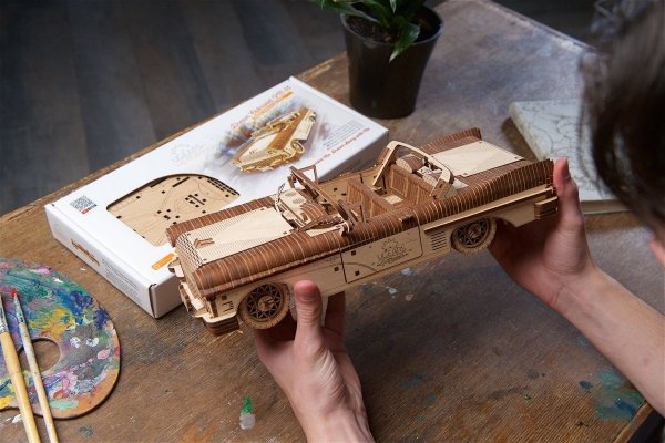 Puzzle 3D Drewniane Kabriolet Marzeń VM-05 uGEARS
