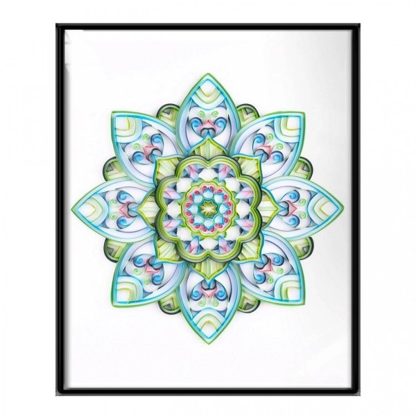 Zestaw do Quillingu Paski Piękna Mandala 2 40x50 cm