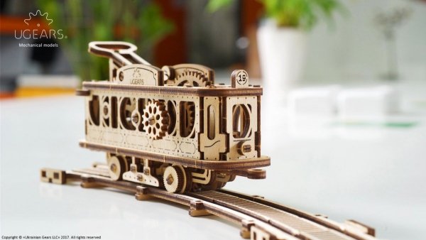 Puzzle 3D Drewniane Linia Tramwajowa uGEARS