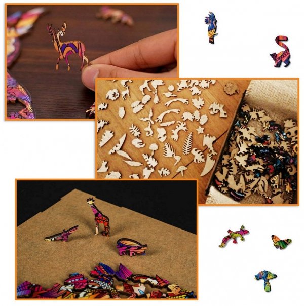 Puzzle Drewniane BAŚNIOWY KOJOT L