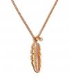 Łańcuszek - Naszyjnik PILGRIM Feather Gold