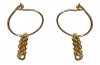 Kolczyki Water Earrings Gold - PILGRIM