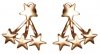 Kolczyki Callier Stars Gold - PILGRIM