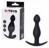 A-Toys Veres czarna silikonowa wtyczka analna