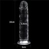 Flawless Clear Dildo - penis na przyssawkę wymiary