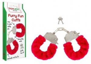 Czerwone kajdanki Furry Fun Toy Joy