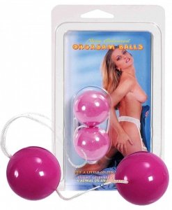 Różowe kulki gejszy Neon Orgasam Balls 