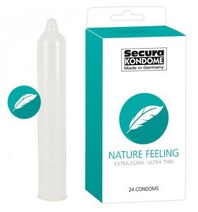 Niemieckie prezerwatywy SECURA NATURE FEELING 24szt